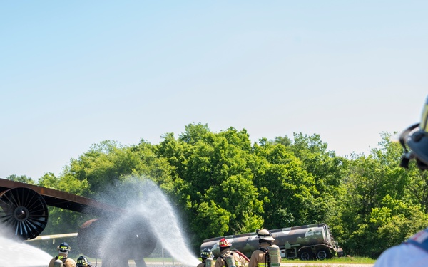 307th Bomb Wing Civil Engineer Squadron Burn Pit Exercise