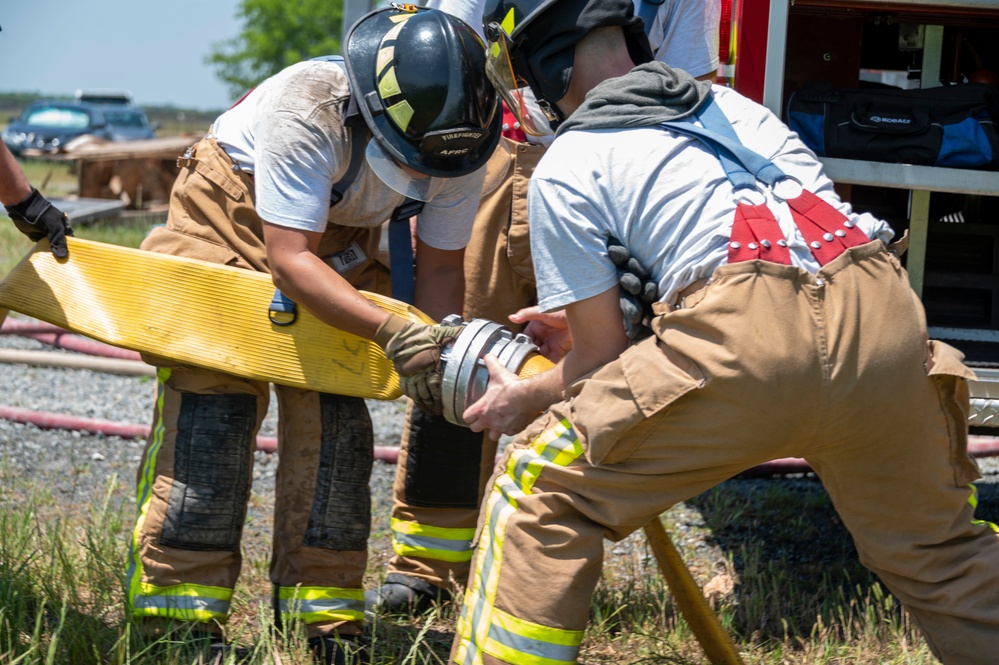 307th Bomb Wing Civil Engineer Squadron Burn Pit Exercise