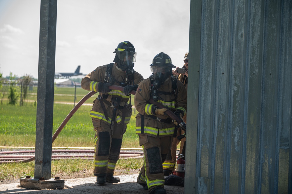 307th Bomb Wing Civil Engineer Squadron Burn Pit Exercise