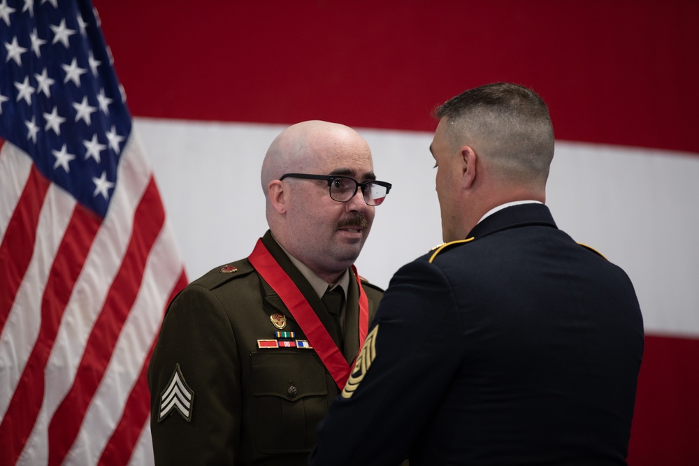 Spc. Maxwell Ehrlich Promotion Ceremony