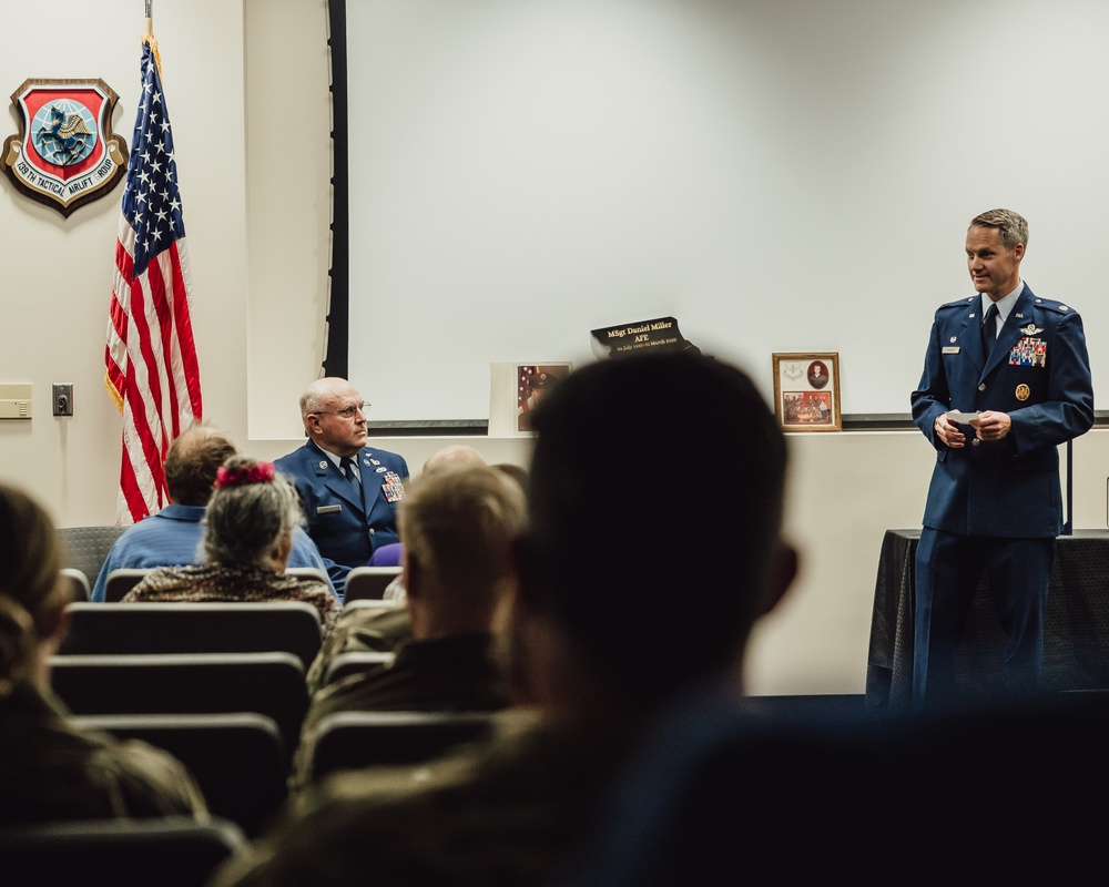 Master Sgt. Daniel Miller retires after 40 years of service