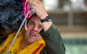 121st pilots and aircrew participate in water survival training