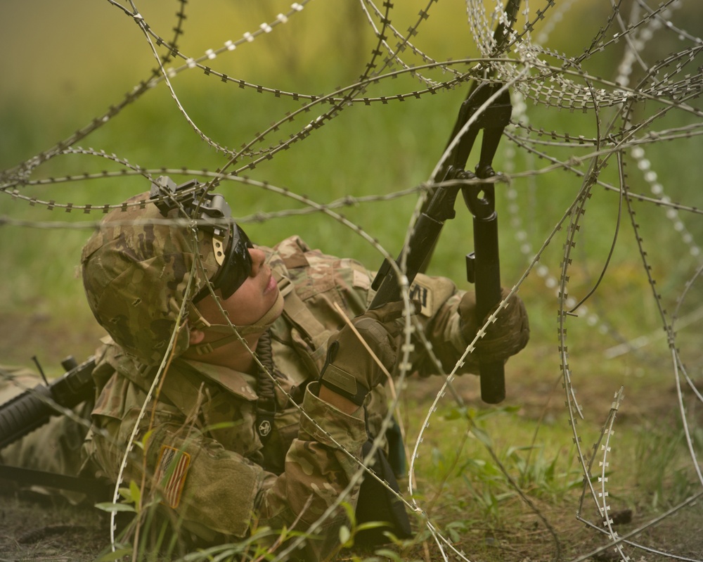 Washington National Guard Soldiers with the 898th Brigade Engineer Battalion Conduct Training