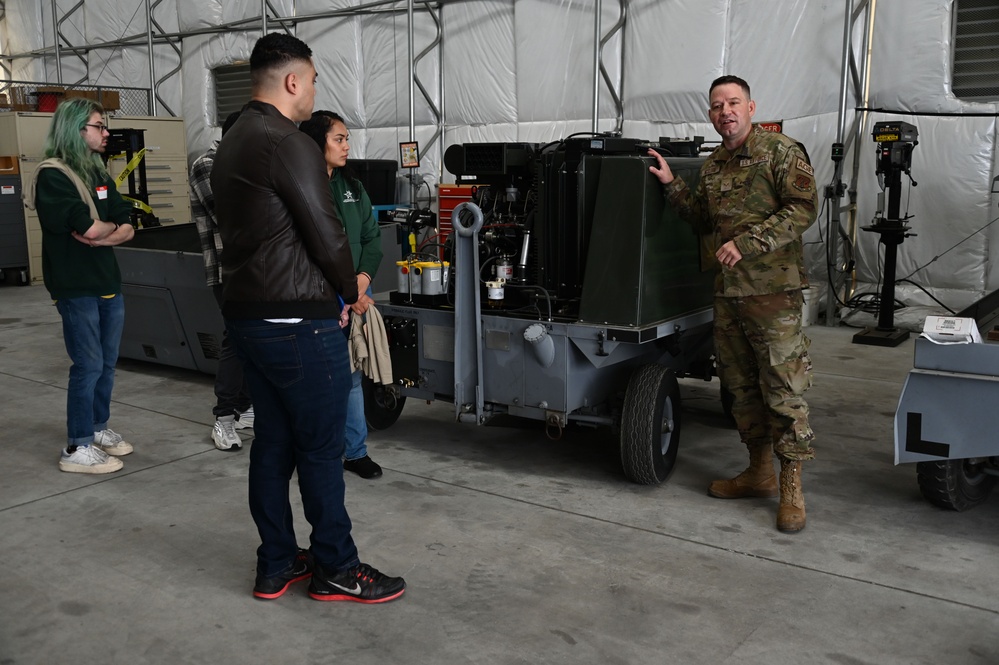 129th Rescue Wing recruiters host maintenance career job fair