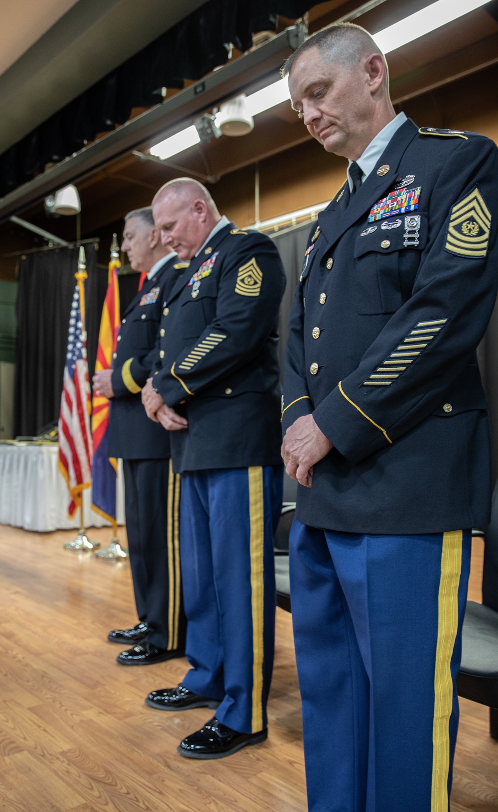 Command Sergeants Major Flint change of responsibility and retirement ceremony