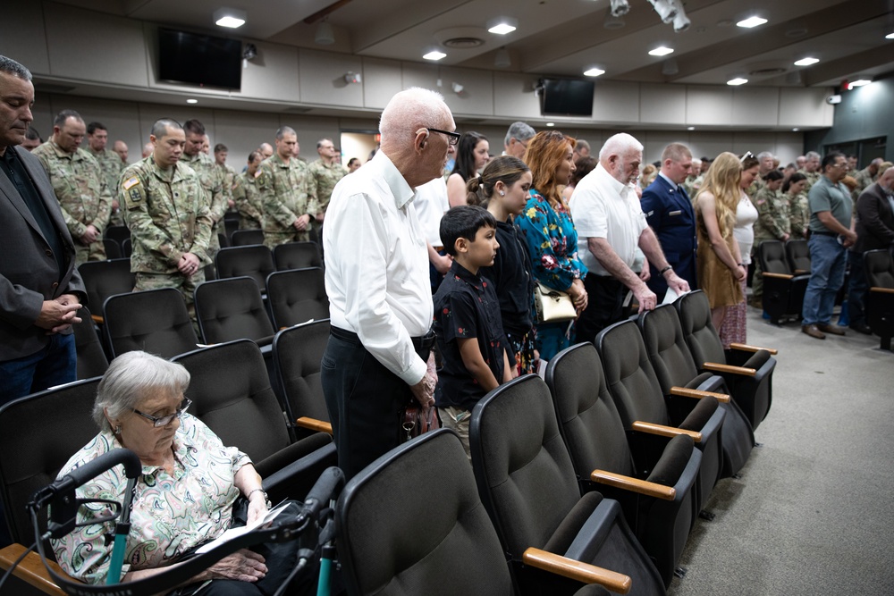 Command Sergeants Major Flint change of responsibility and retirement ceremony