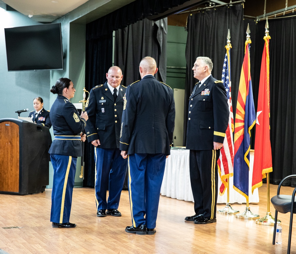 Command Sergeants Major Flint change of responsibility and retirement ceremony