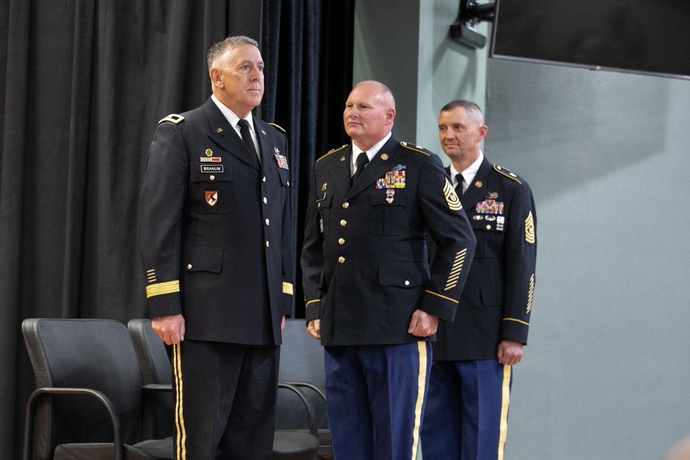 State Command Sergeant Major Change of Responsibility and Retirement Ceremony