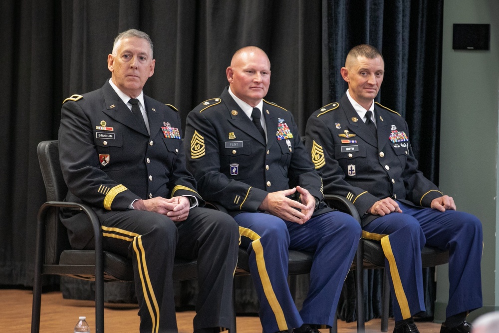 State Command Sergeant Major Change of Responsibility and Retirement Ceremony