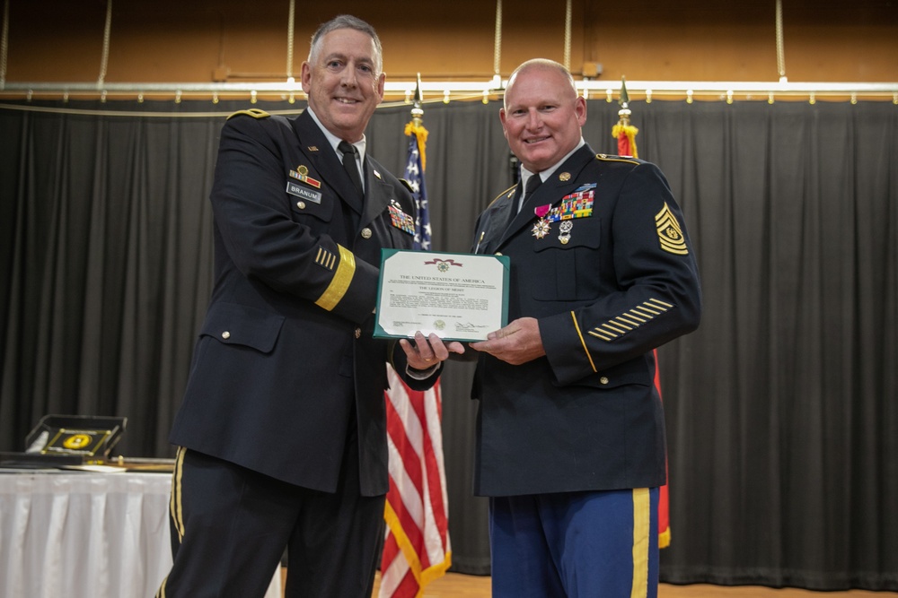 State Command Sergeant Major Change of Responsibility and Retirement Ceremony