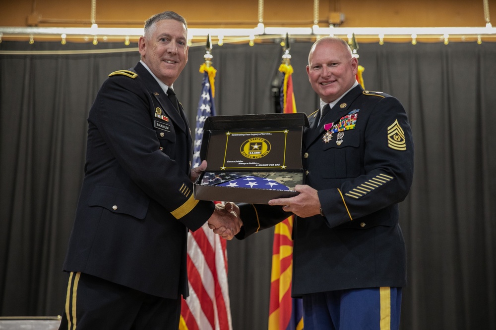 State Command Sergeant Major Change of Responsibility and Retirement Ceremony