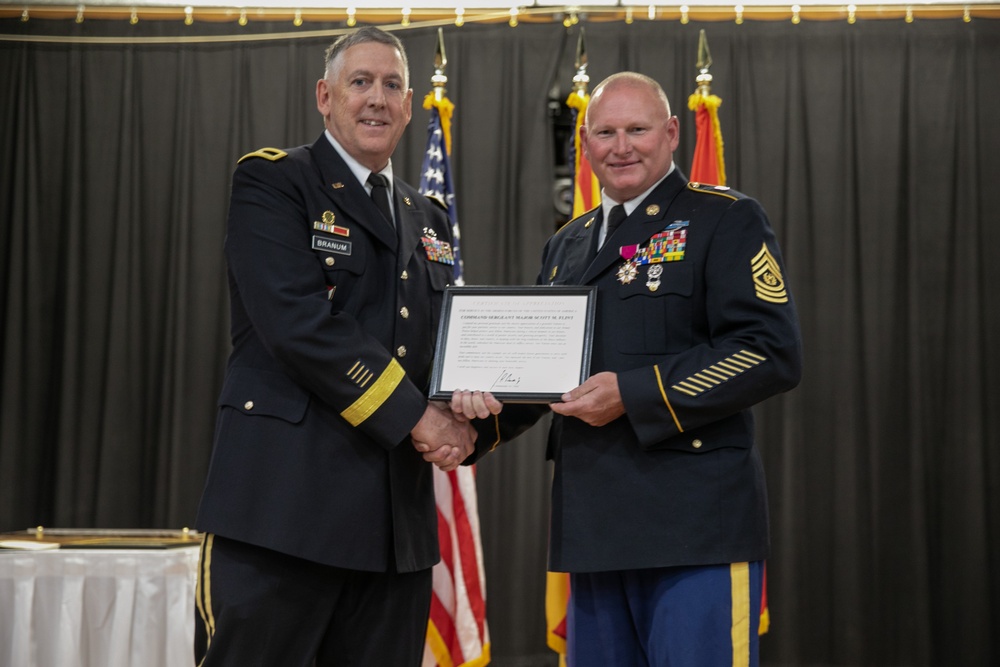 State Command Sergeant Major Change of Responsibility and Retirement Ceremony