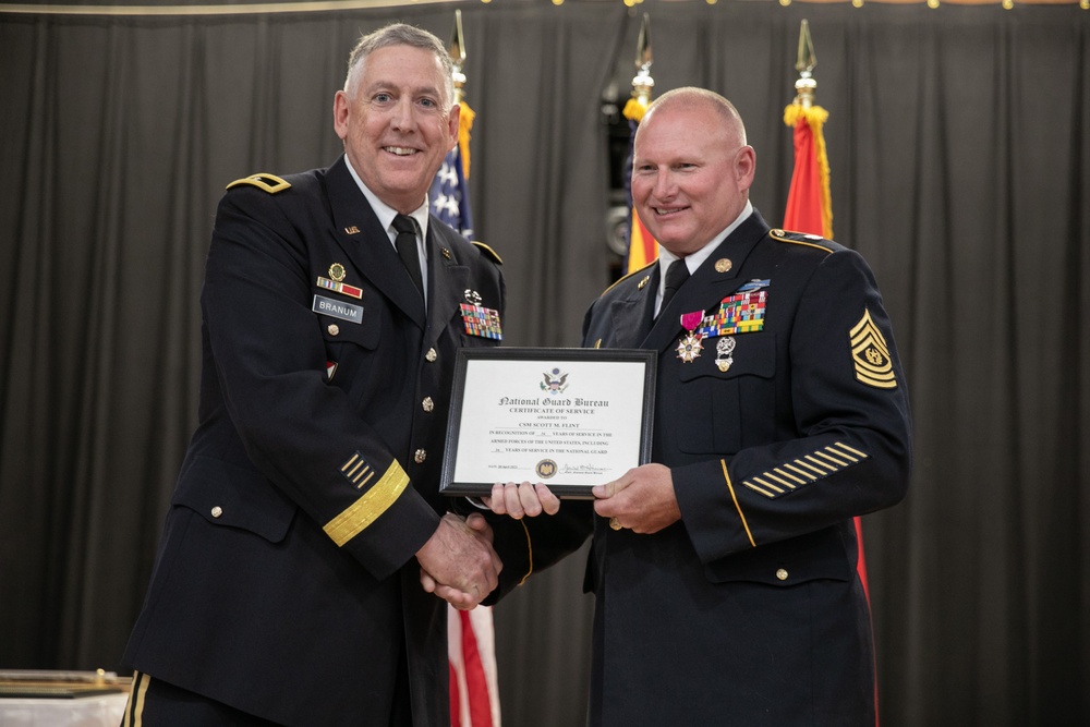 State Command Sergeant Major Change of Responsibility and Retirement Ceremony