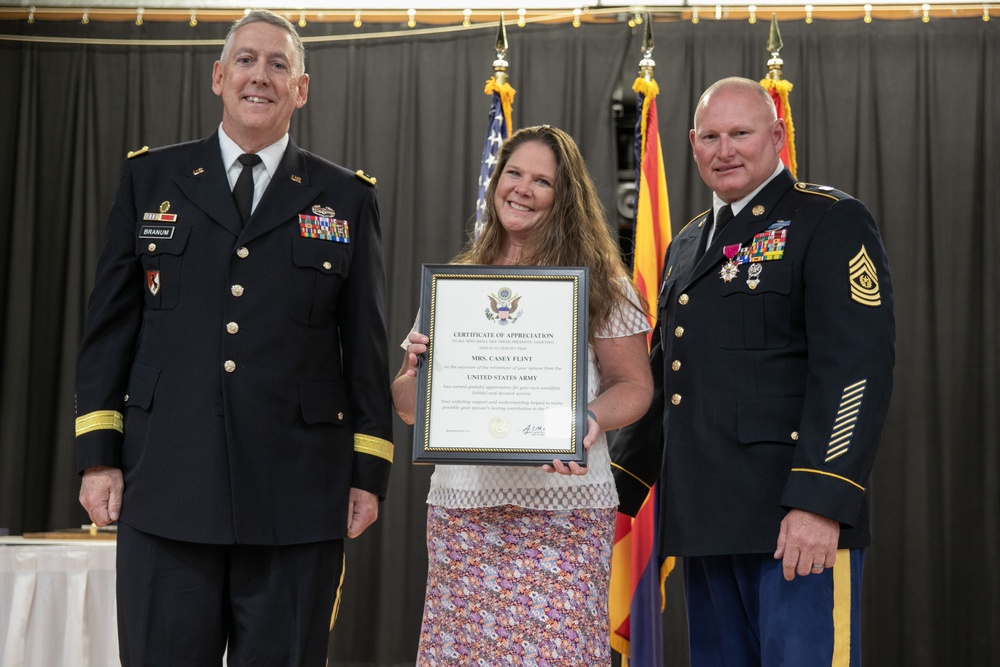 State Command Sergeant Major Change of Responsibility and Retirement Ceremony