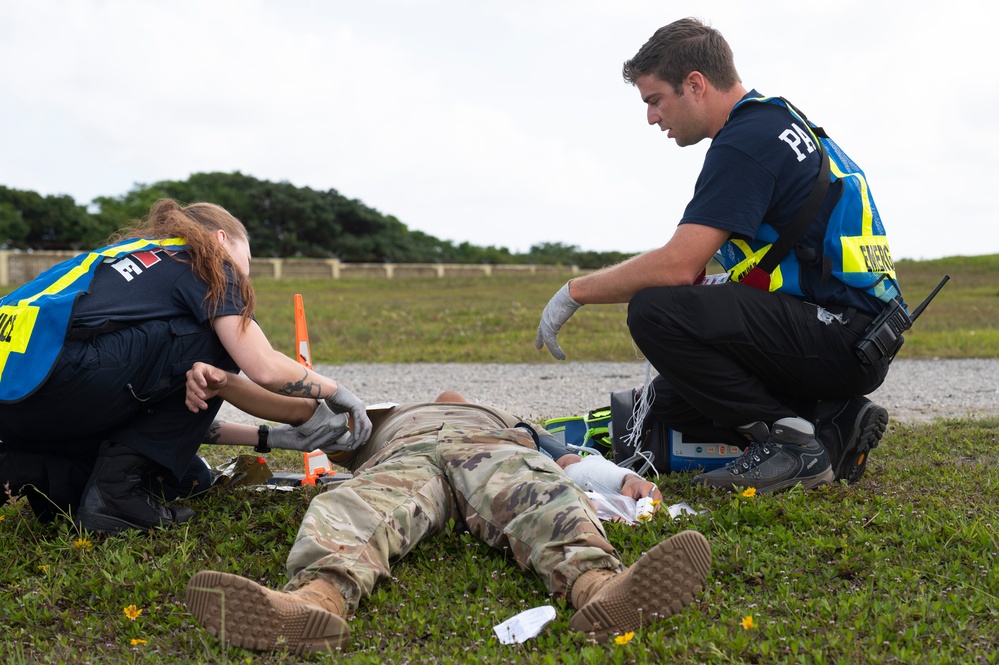 Andersen AFB conducts emergency response exercise