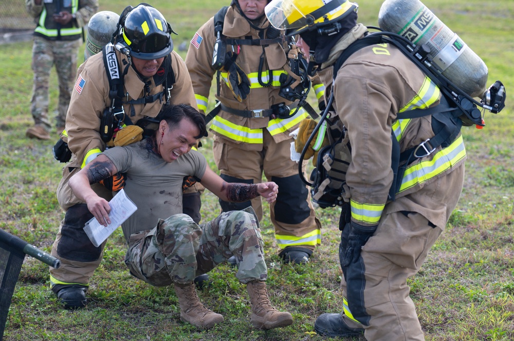 Andersen AFB conducts emergency response exercise