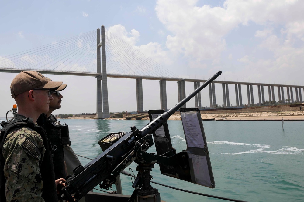 USS Truxtun Suez Canal Transit