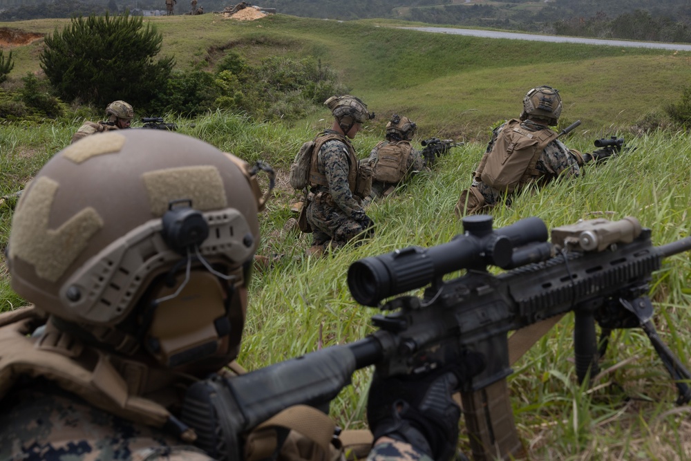 Marines with 31st MEU landing team conduct live-fire exercises