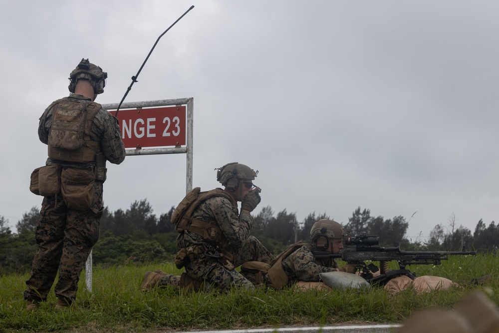 Marines with 31st MEU landing team conduct live-fire exercises