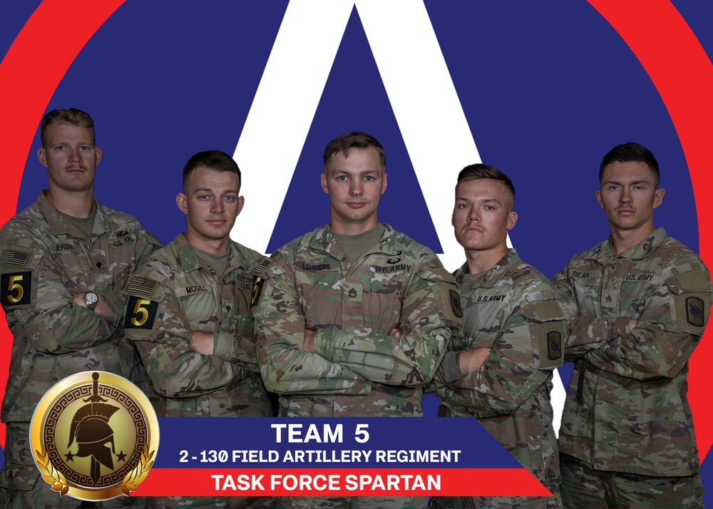 Best Squad Competition 2023 Team 5: 2 - 130th Field Artillery