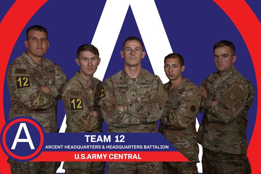 Best Squad Competition 2023 Team 12: ARCENT Headquarters and Headquarters Battalion