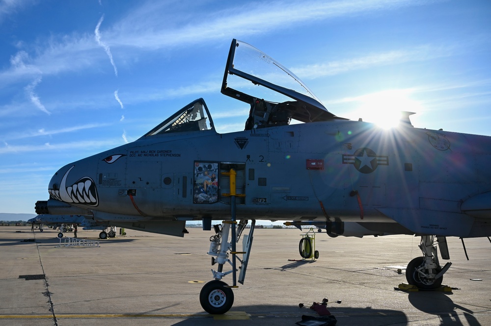 A-10 Thunderbolt IIs Arrive at Zaragosa, Spain for Defender Europe 2023