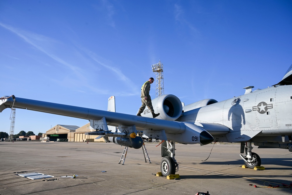 A-10 Thunderbolt IIs Arrive at Zaragosa, Spain for Defender Europe 2023