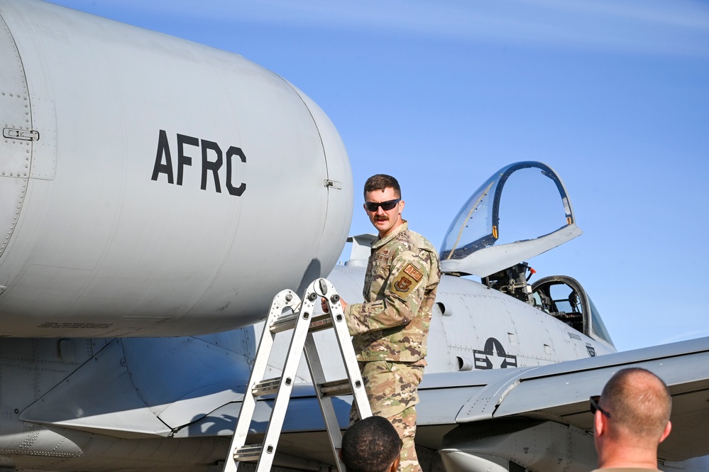 A-10 Thunderbolt IIs Arrive at Zaragosa, Spain for Defender Europe 2023