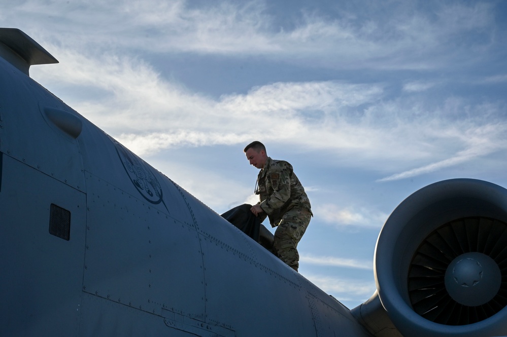 A-10 Thunderbolt IIs Arrive at Zaragosa, Spain for Defender Europe 2023