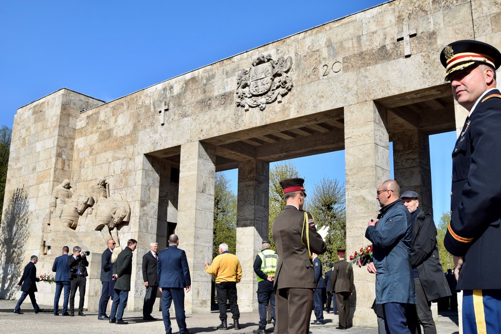 Michigan National Guard joins Latvian partners to honor victims of World War II