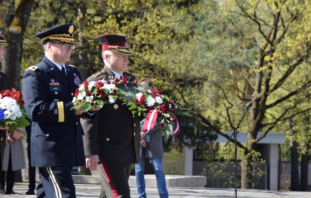 Michigan National Guard joins Latvian partners to honor victims of World War II