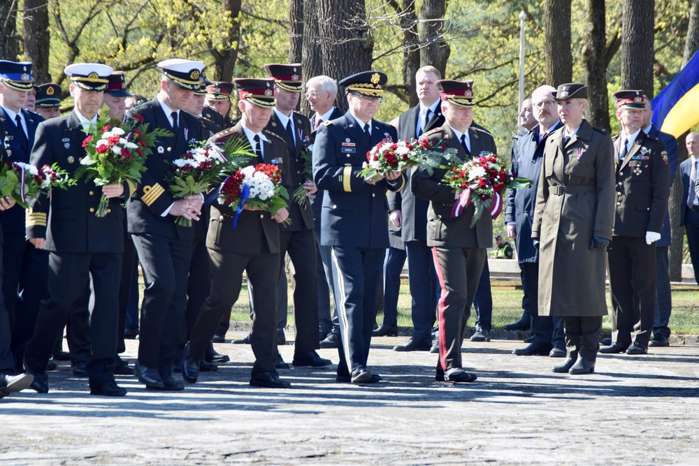 Michigan National Guard joins Latvian partners to honor victims of World War II