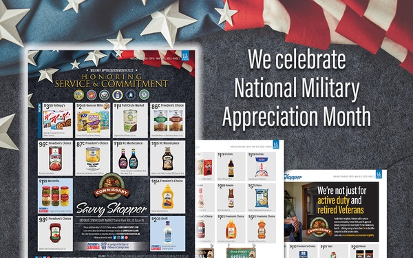 Commissary Sales Flyers for May 8-21 promote extra savings during Military Appreciation Month