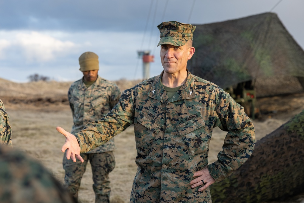 Task Force 61/2 Leaders Visit Marines Deployed in Norway