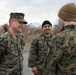 Task Force 61/2 Leaders Visit Marines Deployed in Norway