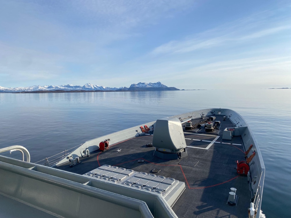 Exercise Formidable Shield 2023 flagship arrives in Norway