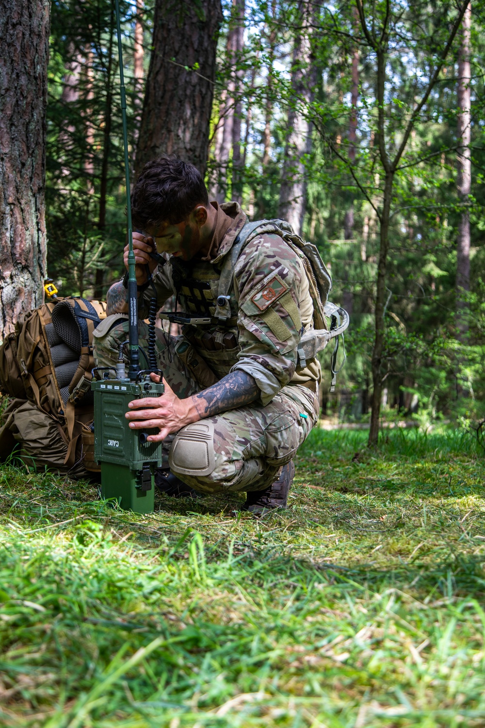 Air Force and Army Work Together During Combined Resolve 18