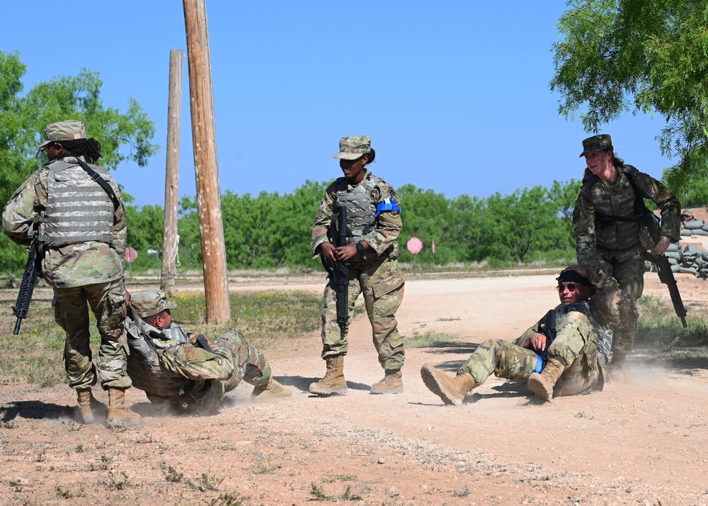 ROTC cadets train with Goodfellow