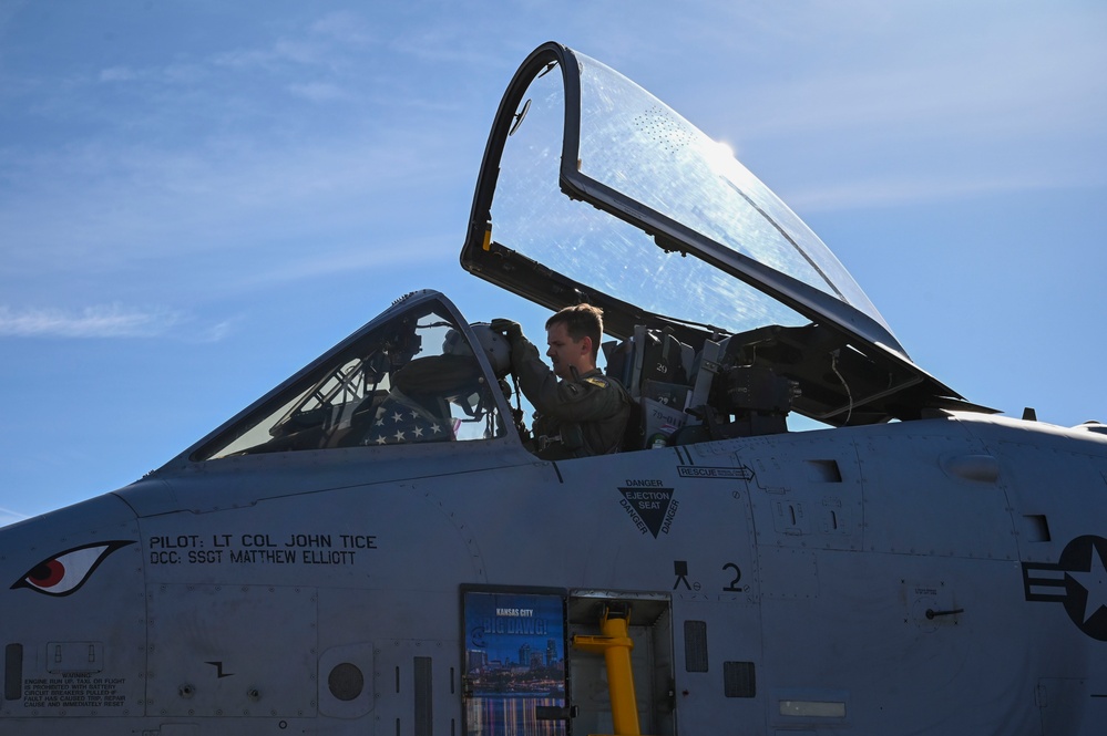 A-10 Pilots Participate in Defender Europe 23