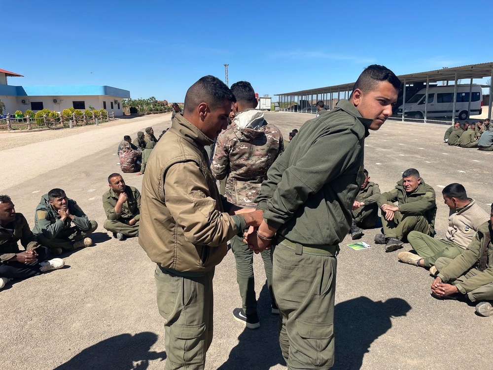 SDF, Coalition train detention facility guards