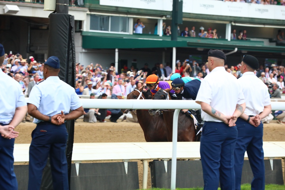 Guardsmen Stand as the Derby Race Goes On