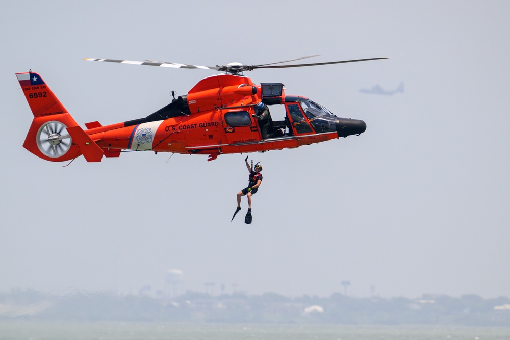 DVIDS Images Coast Guard participates in air show in Corpus Christi