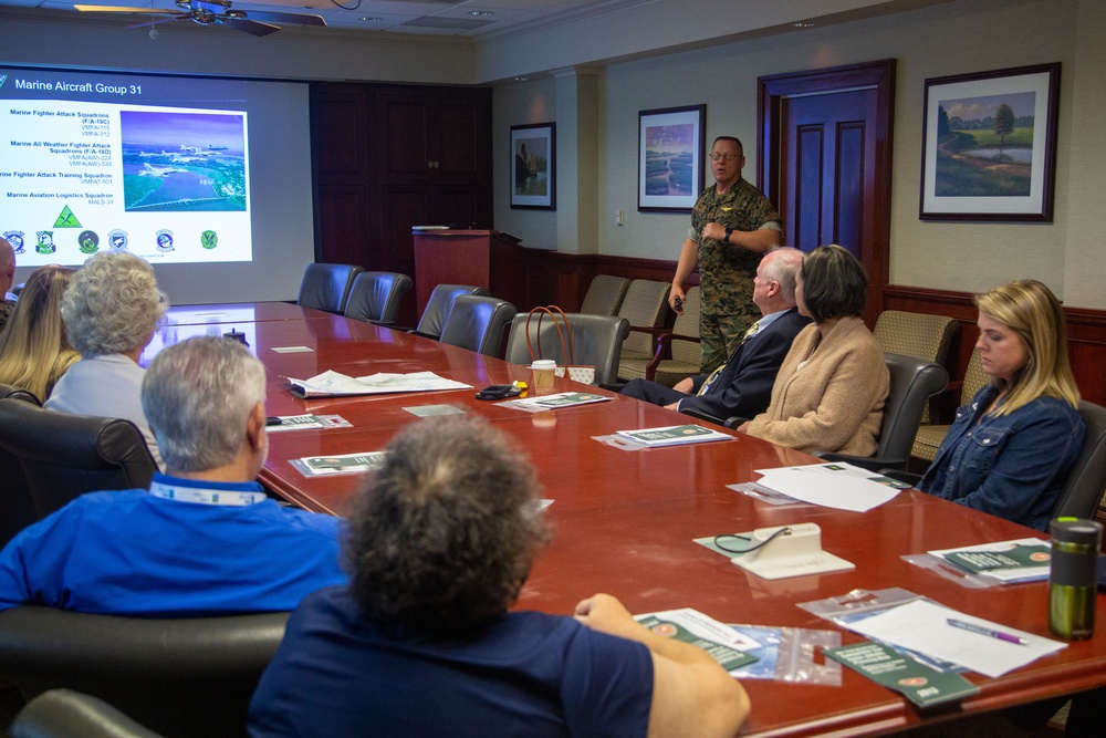 Beaufort Senior Leadership Tour MCAS Beaufort