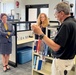 Ms. Melissa Blakesly visits AFCEC Readiness Lab at Tyndall Air Force Base, Fla.