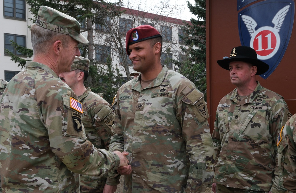 Army CSA Visits 11th Airborne Division on First Stop of Indo-Pacific Tour