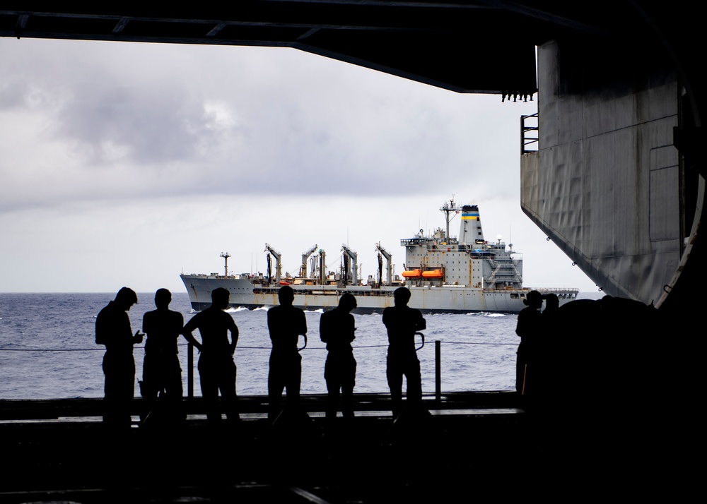 Nimitz Conducts Replenishment at Sea