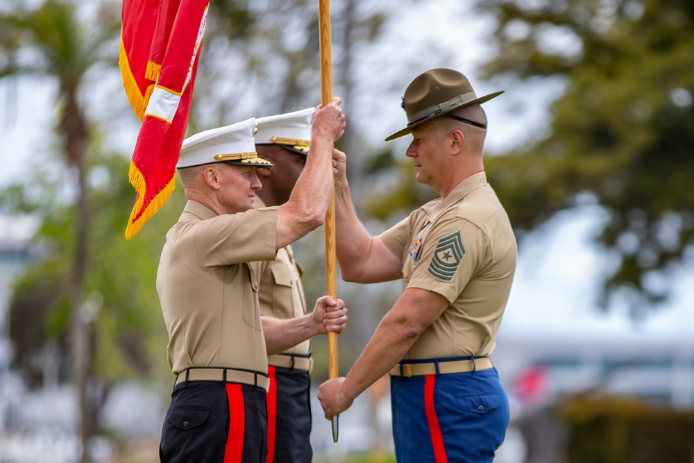 MCRD San Diego and WRR Commanding General Change of Command