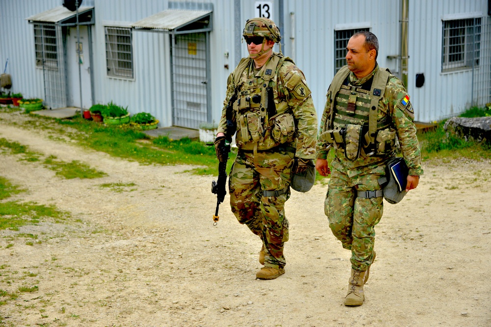 U.S. Soldiers And Romanian Land Forces Enhance Skills During Combined Resolve 18