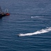 A ship deployable seaborne target transits off the coast of San Clemente Island