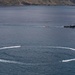 Ship deployable seaborne targets transit off the coast of San Clemente Island